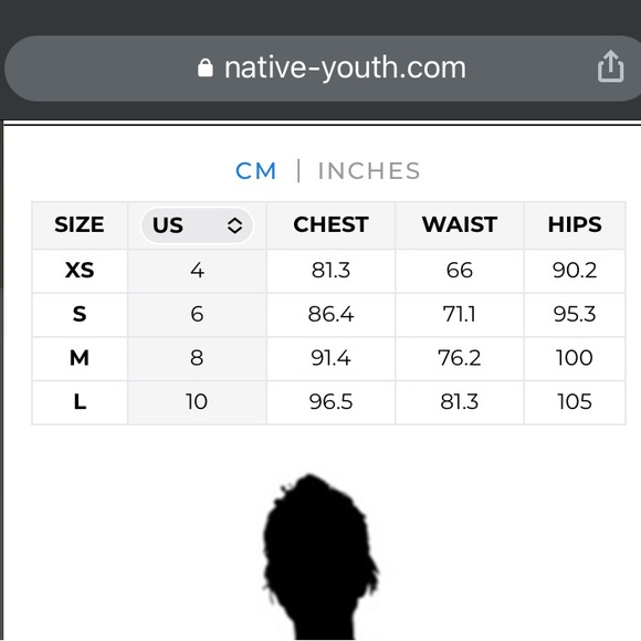 Adult Native Youth Boxy Crop Top in blue & white kaleidoscope pattern - Picture 10 of 10